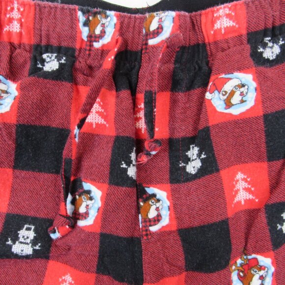 Buc-ee's Pj's Pants Unisex Size Small Red Plaid Christmas Holiday Pajama Bottoms - Picture 9 of 9